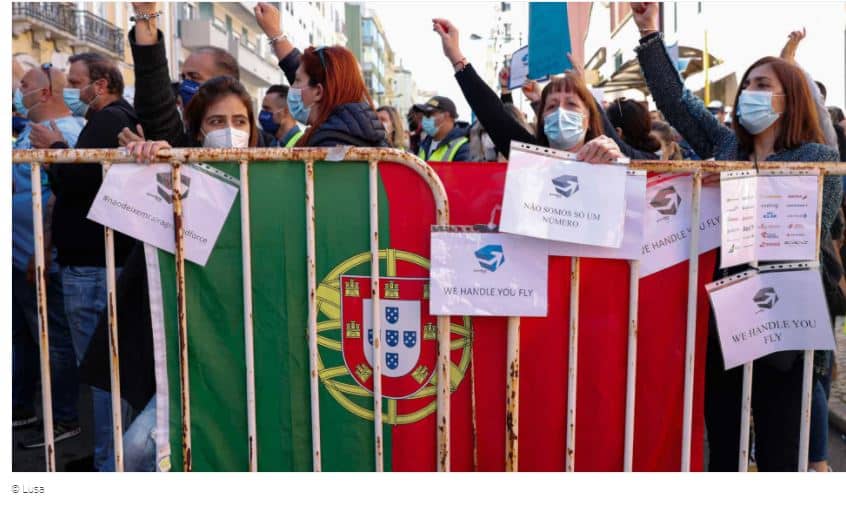 Cerca de 500 trabalhadores da Groundforce exigem solução ao Governo